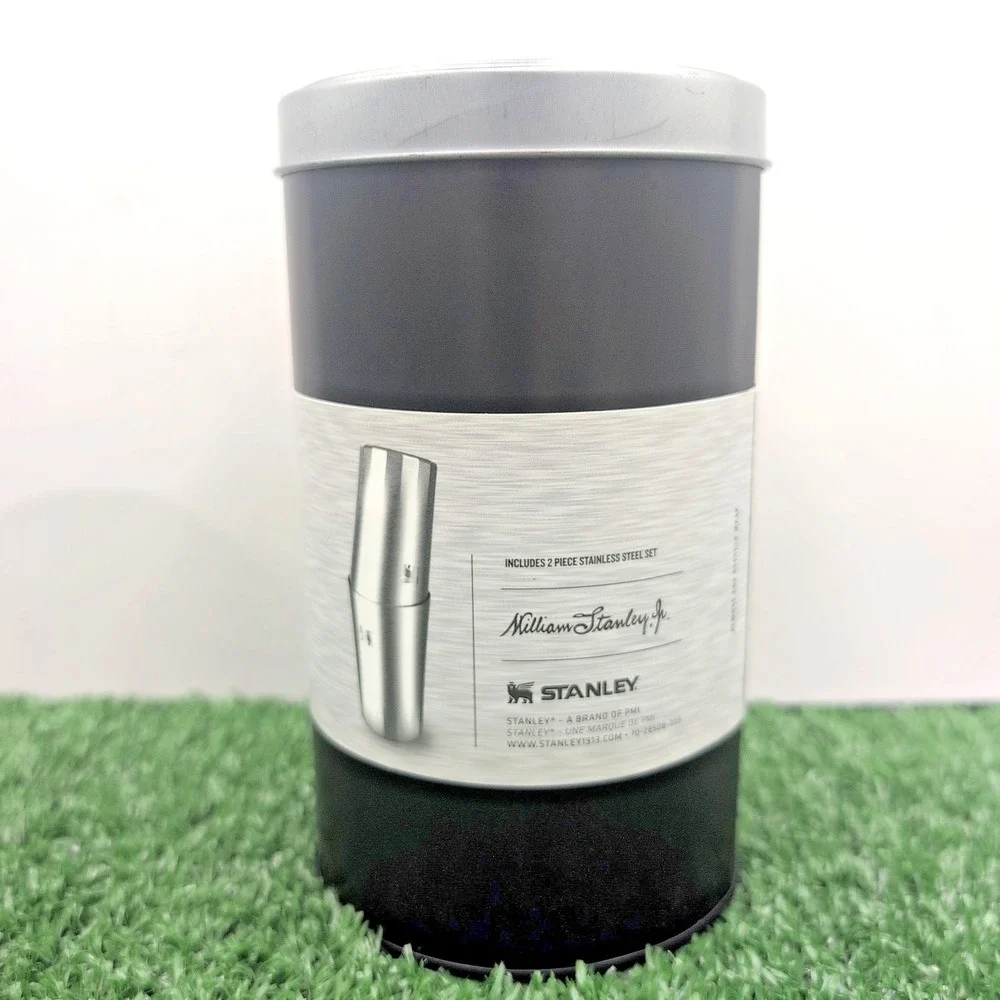 STANLEY Lifted Spirit Prismatic Black Steel Craft Cocktail Shaker Cup Set 12 Oz